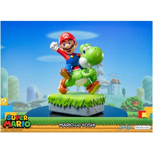 Mario & Yoshi - résine F4F - Super Mario