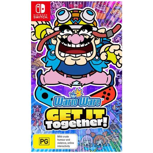 warioware get it together switch cover