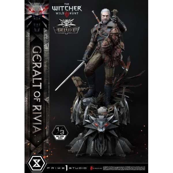 Geralt de Riv - Witcher 3 Wild Hunt - Deluxe Version 88 cm - Prime1 Studio