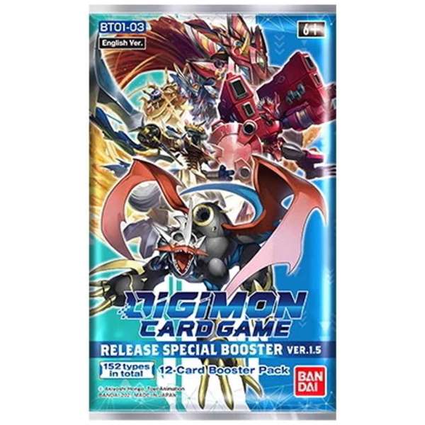 Release Special Booster Ver.1.5 BT01 03 Digimon Card Game 1