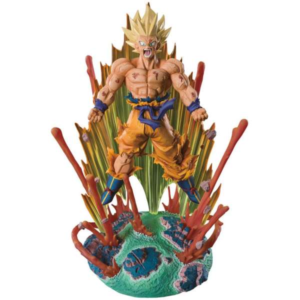 Super Saiyan Son Goku Are You Talking About Krillin Dragon Ball Z statuette PVC FiguartsZERO Extra Battle 27 cm