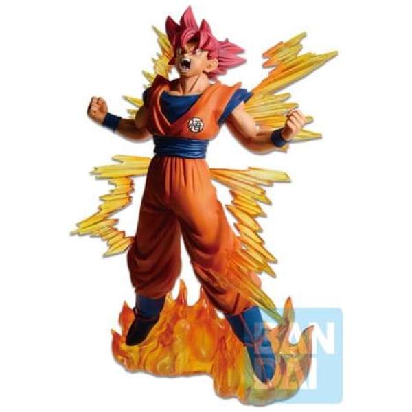 Super Saiyan God Goku DRAGON BALL SUPER Figurine Ichibansho 20cm
