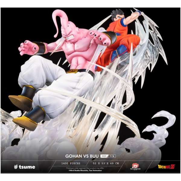 Gohan vs Buu HQS Dragon Ball Z High Quality Statues by Tsume Art