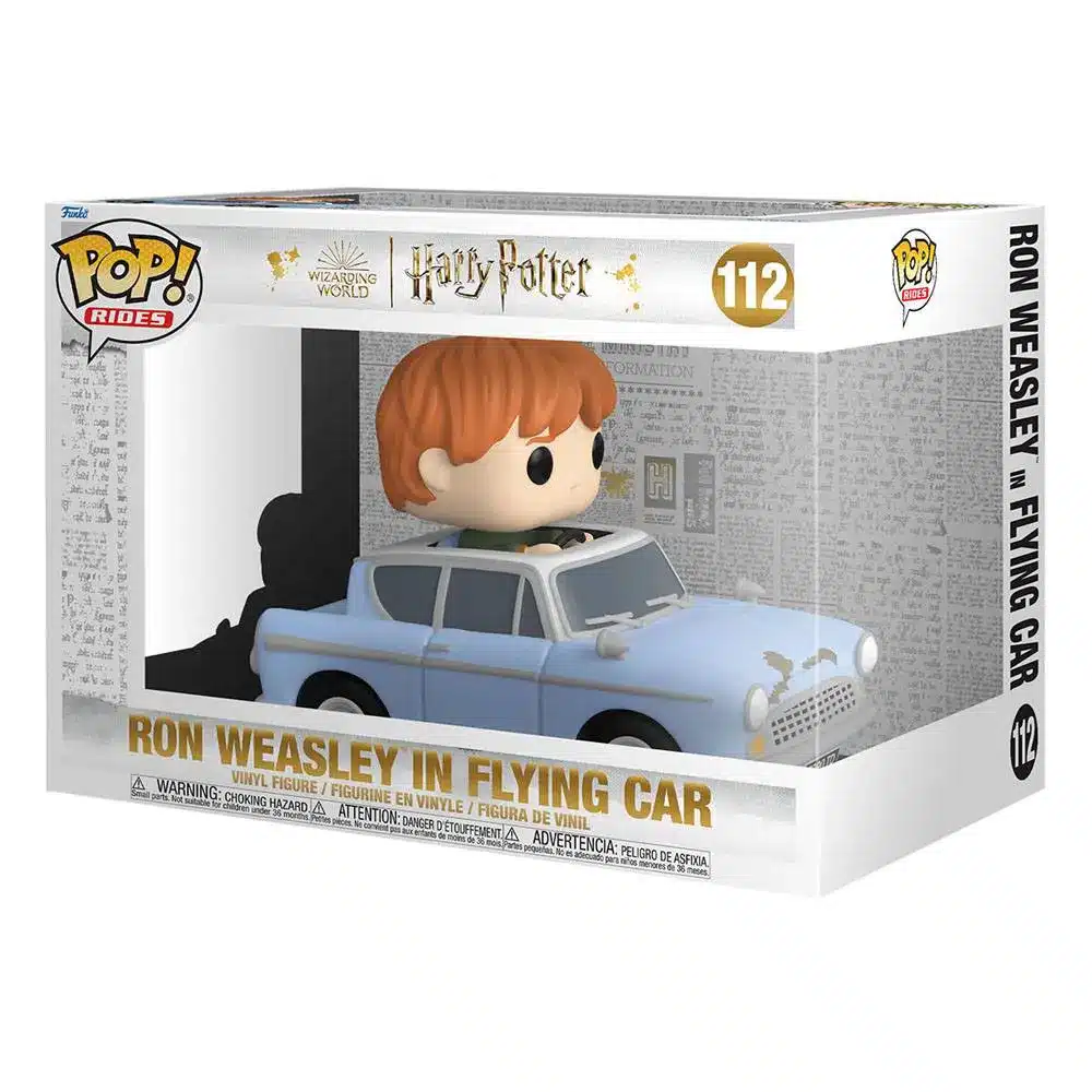 Ron Weasley In Flying Car - Harry Potter - Chamber of Secret Anniversary -  Vinyl - 15cm 