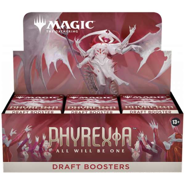 cartes magic draft booster display phyrexia all will be one en
