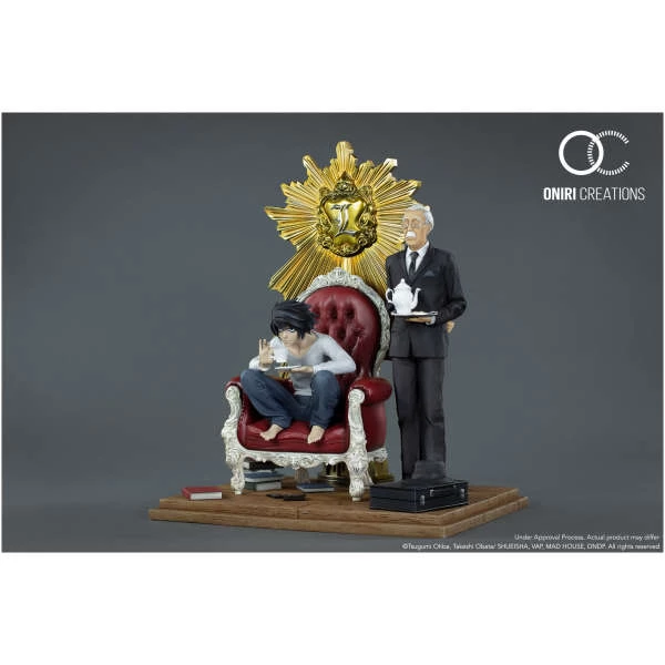 L & Watari - Death Note - Diorama - Oniri Créations – Image 4