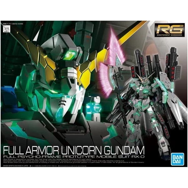 Full Armor Unicorn Real Grade Gundam Gunpla