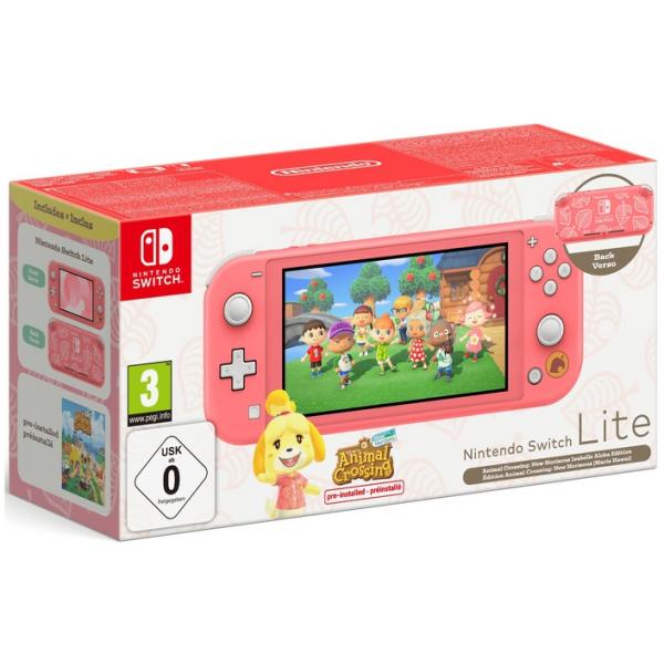console nintendo switch lite isabelle aloha edition