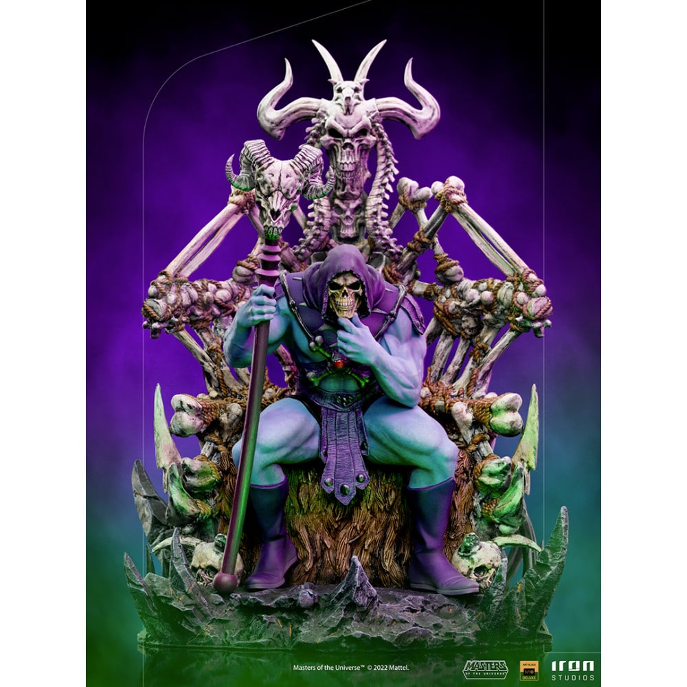 Statue Masters Of The Universe - Skeletor On Throne 1/10 Deluxe Iron Studios