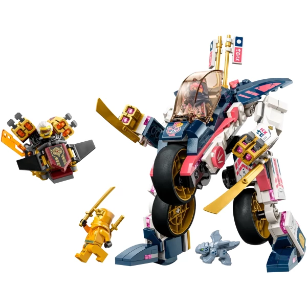 Lego Ninjago - Le robot bolide transformable de Sora [71792] – Image 2