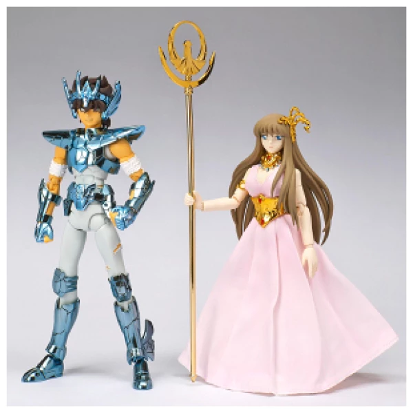 Figurine articulée - Saint Seiya - Saori & Seiya