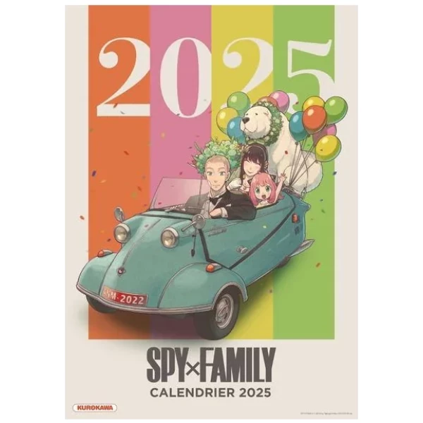 Spy X Family calendrier 2025