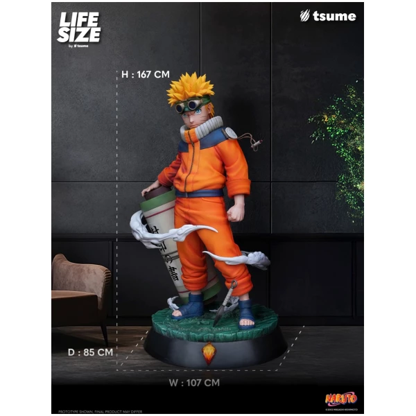 Naruto Uzumaki Life Size by Tsume