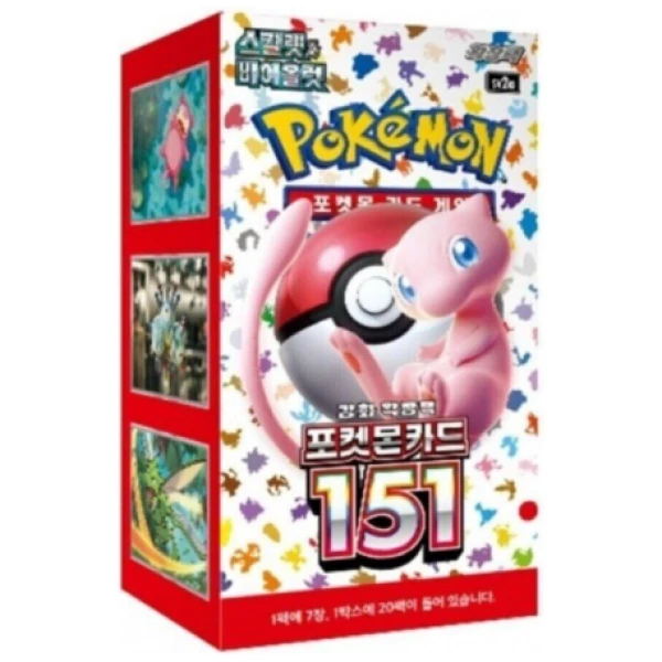 Cartes Pokemon 151 (SV2a) - Display Boosters x20 -KOR