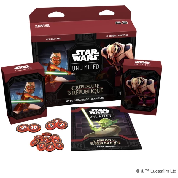 Star Wars Unlimited - Crépuscule de la république - kit 2 joueurs