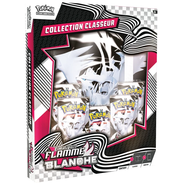 Cartes Pokémon SV10.5 'Flamme Blanche' 9-Pocket Portfolio Collection