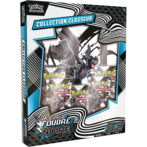 Cartes Pokémon SV10.5 'Foudre Noire' 9-Pocket Portfolio Collection