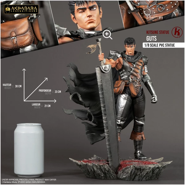 Guts with sword Berserk - Akihabara Legend Figure 1/8 by Kitsune Statue – Image 13