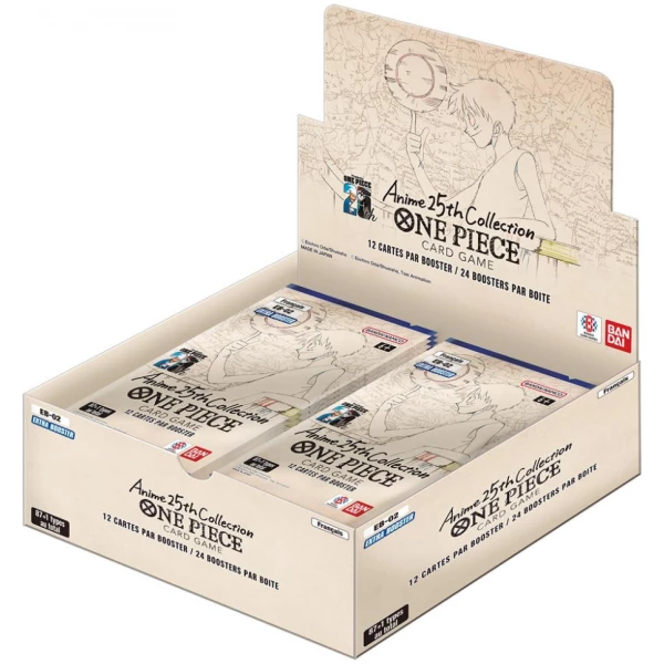 One Piece Card Game – Extra Booster Anime 25th Collection [EB-02] - Display (FR)