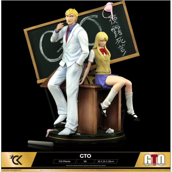 Onizuka et Kanzaki - GTO - Cartoon Kingdom – Image 2