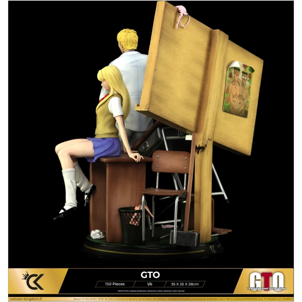 Onizuka et Kanzaki - GTO - Cartoon Kingdom – Image 5