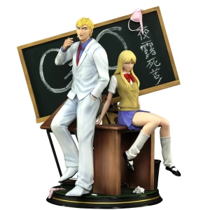 Onizuka et Kanzaki GTO by Cartoon Kingdom