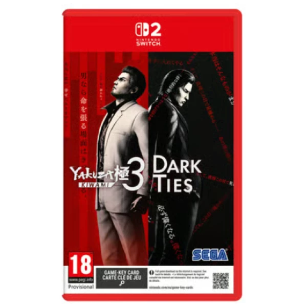 Yakuza Kiwami 3 & Dark Ties - Game-key Card