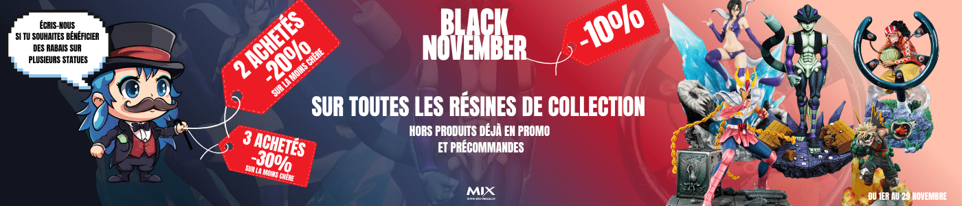 Black November Publication resines