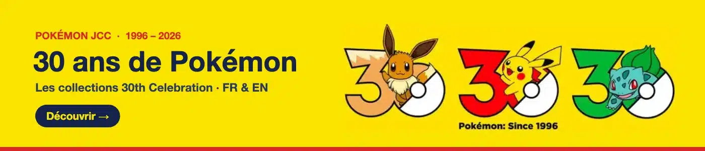 Accueil 5 Pokémon 30 ans