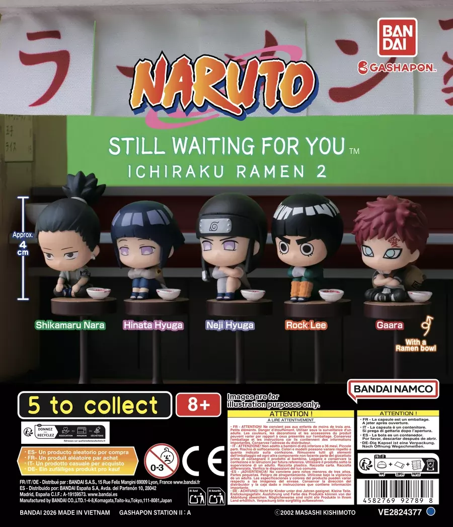 Gashapon Bandai Official Shop Lausanne 4 Gashapon Naruto Still Waiting For You Ichiraku Ramen 2