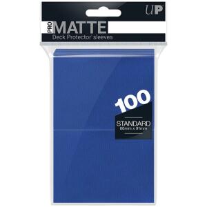 ultra pro pro matte blue deck protector sleeves standard 100 1